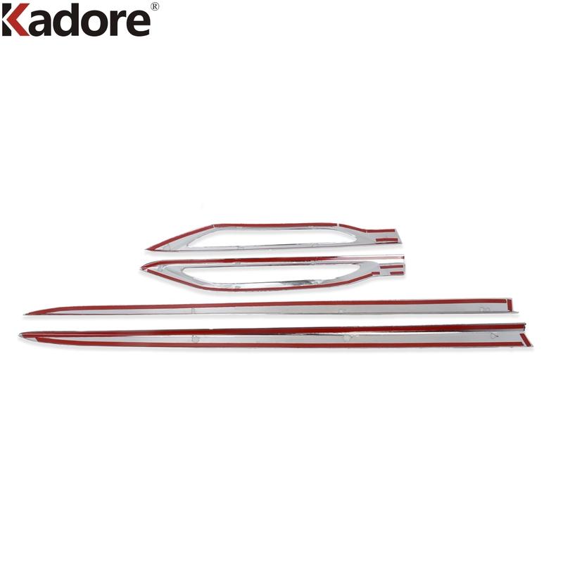 For Toyota Yaris Cross Hybrid     Chrome Car Side Door Body Trim Door Panel Line Streamer Trims Accessories