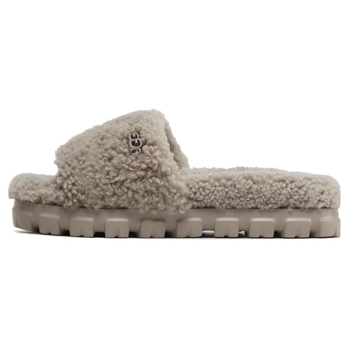 (WMNS) UGG Cozetta Curly Slide  Goat  Women s 1130838-GOA EU 36