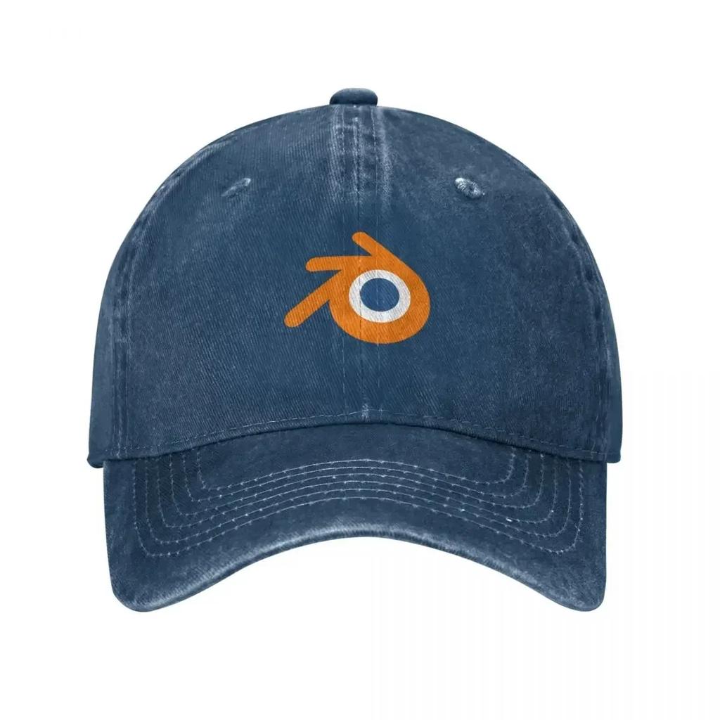 Blender 3D Logo Blender Baseball Cap Golf Cap Anime Hat New In Hat Elegant WoWoUnisexs Hats WoUnisexs