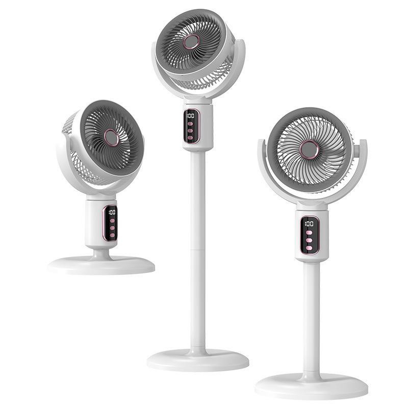 Compact Dual-Power Wall-Mountable Desktop Fan for Home, Dorm, or Office Desk