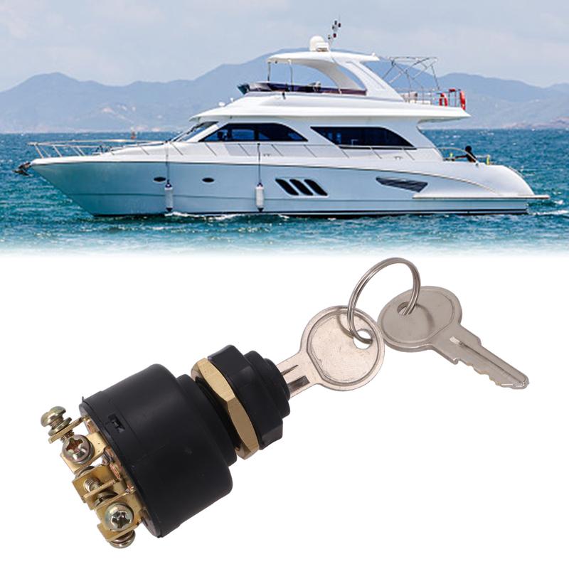 Six Terminal For Ignition Switch for Marine Use Compatible with For Johnson and For Evinrude For OMC Inboard and Outboard Motors
