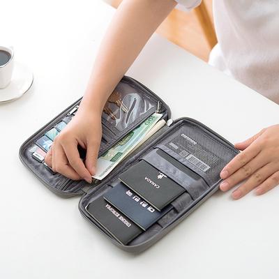 Waterproof Passport Holder Travel Wallet Multifunctional Small Credit Card Wallet Storage Bag Portable Document Storage Bag New