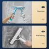 Glass Wiper TPR Soft Dual-Purpose Scraper Watering Can Windows Brush with Scraper Head Kitchen Countertops Spray