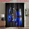 2D Flat Photography Backdrop Tapestry Blue Boxing Gloves 100% Polyester Party & Holiday Decor Perfect for Suitable for