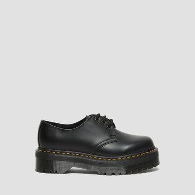 Derbies Black Platform Quad Sole Shoes 1461