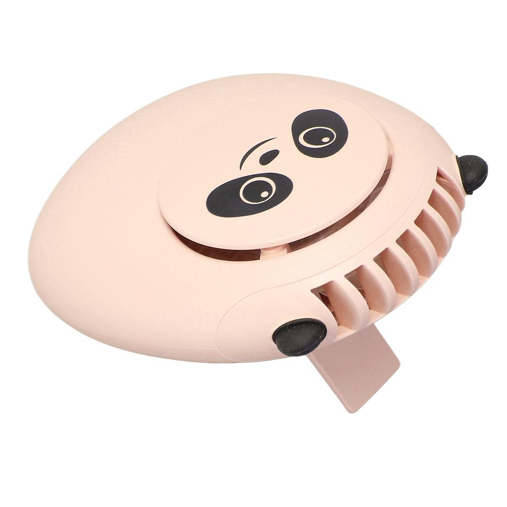 Portable Neck Fan with Adjustable Lanyard Bracket USB Rechargeable Hands Free 3 Wind Speed Mini Hanging Neck Fan for