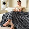 Warm Vintage-style Faux Rabbit Fur Throw Blanket, A Multi-purpose Cover Blanket, Bed Blanket, Sofa Blanket Blanket Suitable for The Office, Sofa, Bed