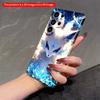 2DFlat Samsung phone case Celestial Fox Amidst Cosmic Waves Applicable to Galaxy S22 S23 S24 S25ULTRA S26 A12 A13 A14 A15 A16