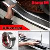 Carbon Fiber Car Door Plate Sill Scuff Cover Anti Scratch Sticker Accessories