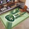 Custom Rug Ireland Rugby Pattern Print Name Text Soft Non‑Slip Floor Carpet for Home Indoor Decoration