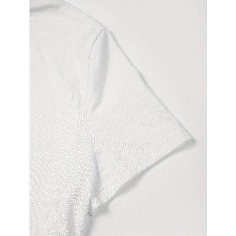 Europäische Größe 2026 Neues trendiges Damen-Kurzarm-T-Shirt mit hohem Bund und einem niedlichen kleinen Bienen-Tierprint-Design, ein stilvoller und süßer Look.