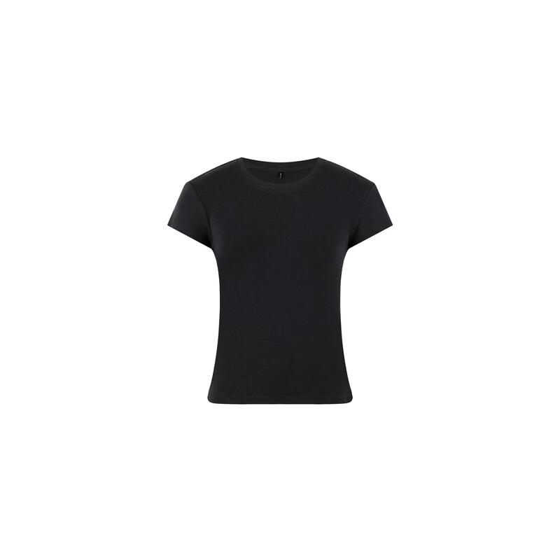 MEIYANG Tencel Wool Blend Round Neck T-Shirt S