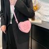 2025 Valentine's Day Popular Heart-Shaped Shoulder Bag for Women - European & American Fashion