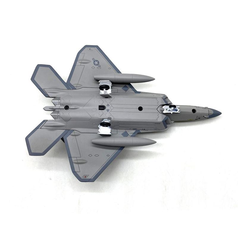 1/100 Scale Diecast Alloy Model F-22 Fighter US Air Force Aircraft F22 Raptor Collect Gifts