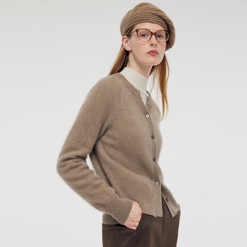 GOELIA Women's Cashmere Blend Knit Cardigan