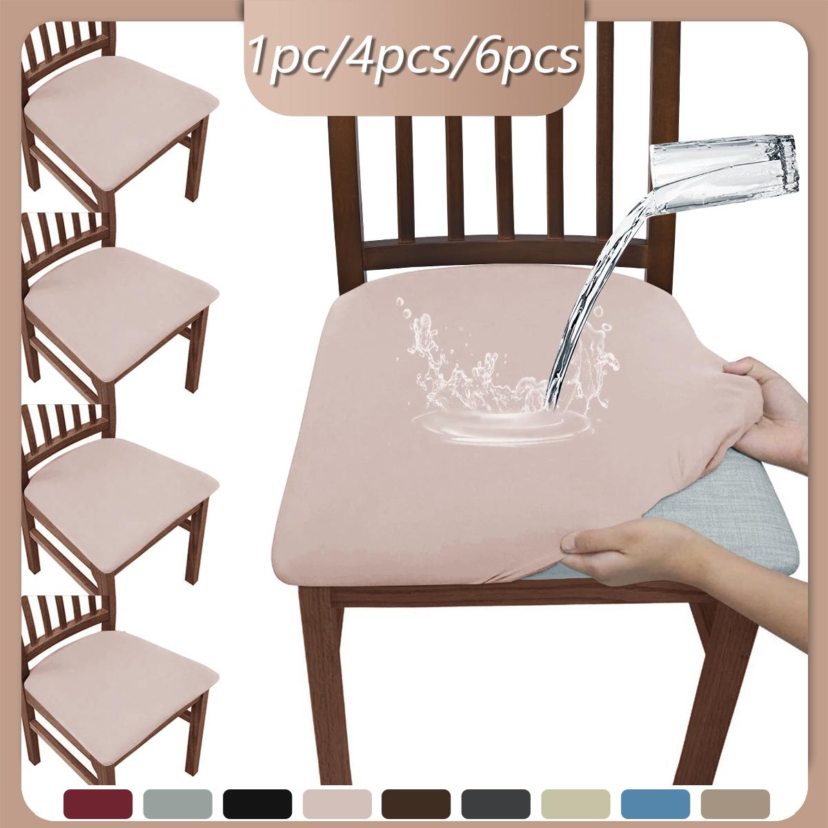 

1PC/4PCS/6PCS pure color anti-spill buffalo milk silk elastic bench cover, exquisite material, clean appearance. 1PC рожевий