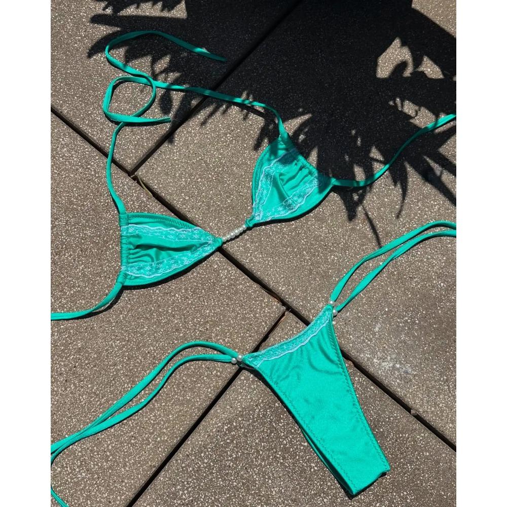 2025 Damen Badeanzug Kühner Leopardenprint und Gelbes Patchwork Bikini-Set Perfekt für Strandbekleidung und Poolpartys Sommerurlaube