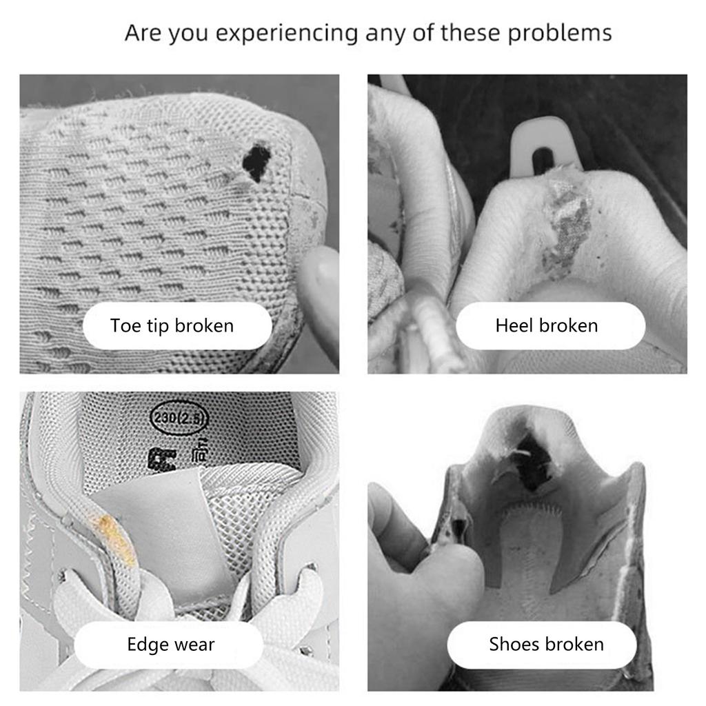 6Pcs Shoe Repair Patches Self Adhesive Sneaker Repair Patches Wear-resistant Foot Care Pad Inserts Sneakers Protector
