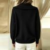 Cardigan in Maglia Colorata da Donna con Collo e Chiusura a Bottoni