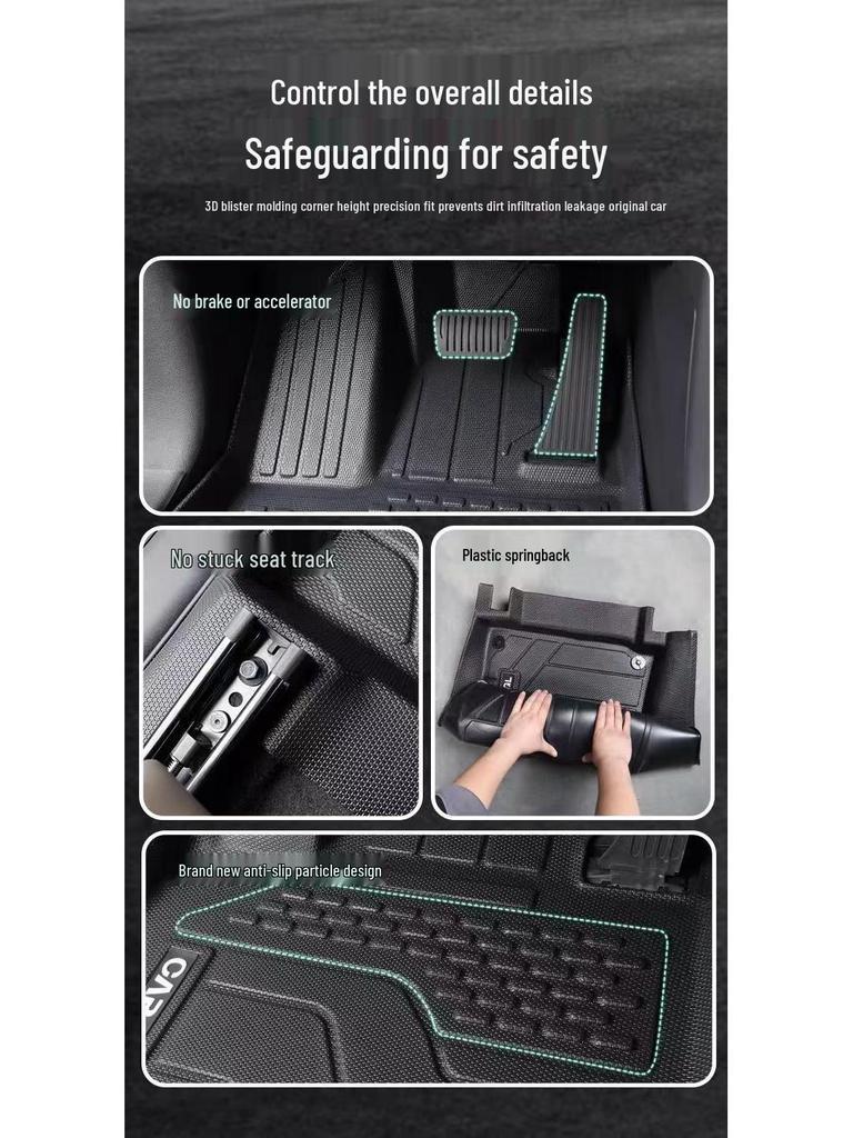 Changan X5 PLUS Bumper TPE Odorless Floor Mats (2024-2026 Models)