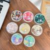 Rhinestone Flower Rendering Contrasting Color Mobile Phone Airbag Bracket Telescopic Magnetic Suction Portable Company Team Building Gift
