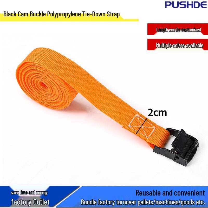 Zinc Alloy Cam Buckle Polypropylene Strap for Cargo Tie-Down