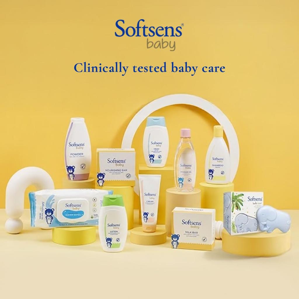 Softsens Baby Tear Free Shampoo Ultra Mild Gentle Scalp Cleansing Tangle Free Softness Newborn Care 500ml Pack Of 1