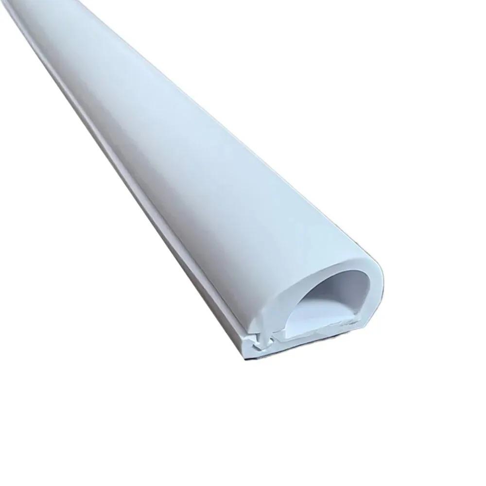 1PC Arc Slot Floor Cord Cover Self-Adhesive Cord Protector Extension Wiring Duct Protector Electric Wire Slot Cable Concealer