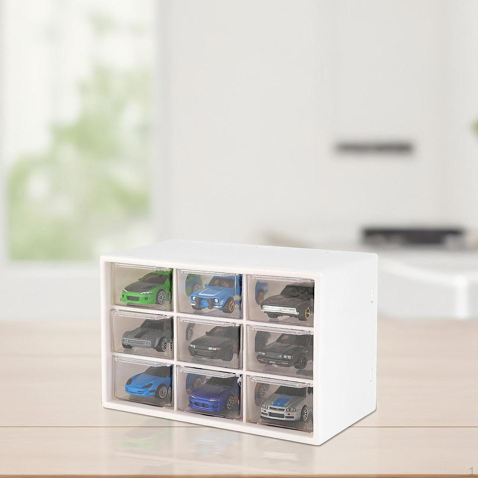 

Настольный органайзер, настольный органайзер с 9 прозрачными ящиками, настольная органайзерная коробка белый