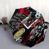 1pc Satan Ghost Automatic Open, Windproof, Compact Travel Umbrella, Gift for Birthday, Christmas, Business 93018