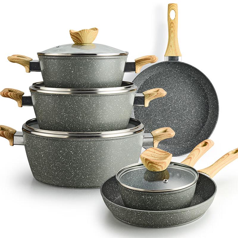 Lantuan Marble Non-stick Cookware Set