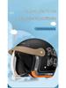 Unisex All-Season Electric Vehicle Helmet with Hidden Visor - Lightweight, Warm, & Safe for Autumn and Winter