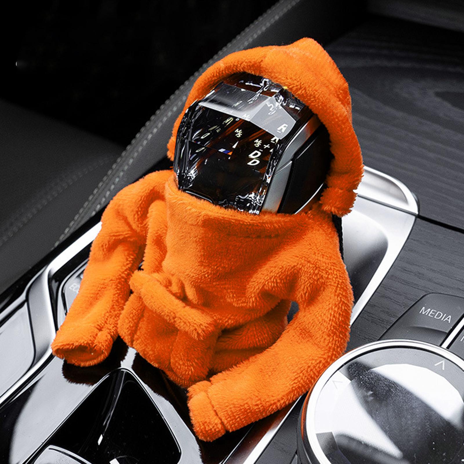 

Чохол для автомобільної ручки перемикання передач З капюшоном Чохол для автомобільної ручки перемикання передач Гарний і теплий рукав для перемикання передач Підходить для помаранчевий