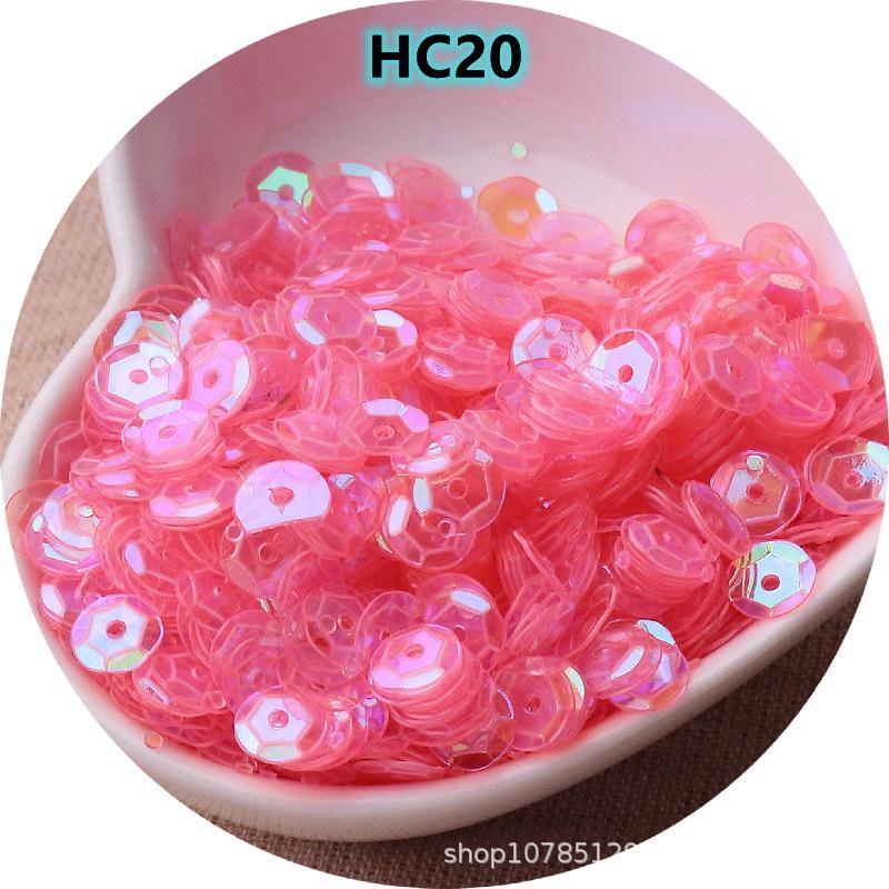 

6мм Радужные АБ Круглые Вогнутые Пайетки - Блестящие Изогнутые Детали для DIY Одежды и Ювелирных Аксессуаров 1 lb Wholesale