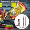 Multimeter Probe Hook 4mm Threaded Socket Smd Ic Clamp Spring Damage Test Gilding Threaded Telescopic Flexible Probe Hand Tools