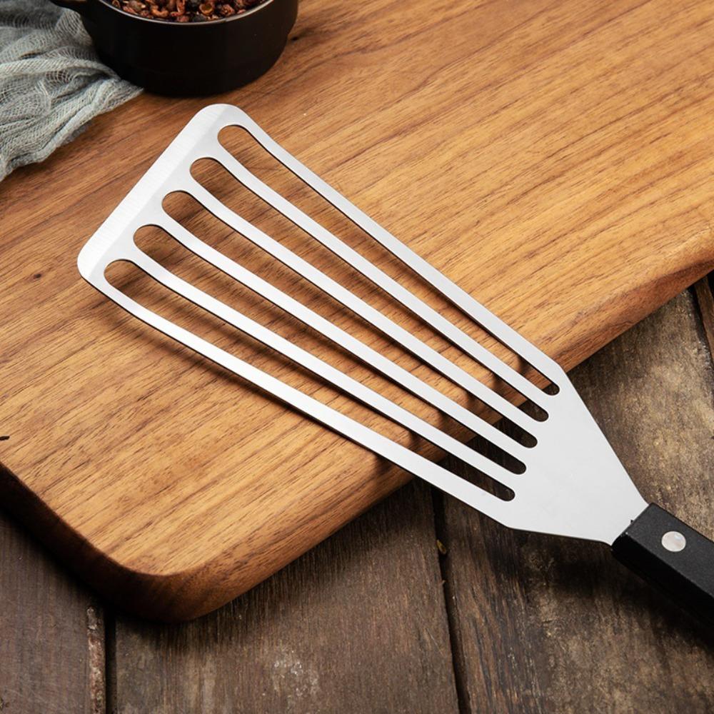 Stainless Steel Fish Spatula Slotted Frying Shovel Kitchen Cookware Steak Tuner  Egg