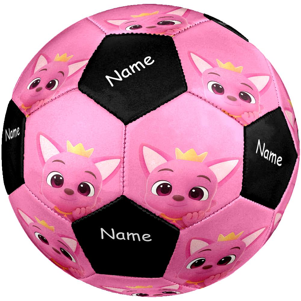 Pallone da Calcio Personalizzato Pinkfong Wonderstar, Misura 5, Adatto sia per Partite Indoor che Outdoor, un Regalo Adatto a Tutti.