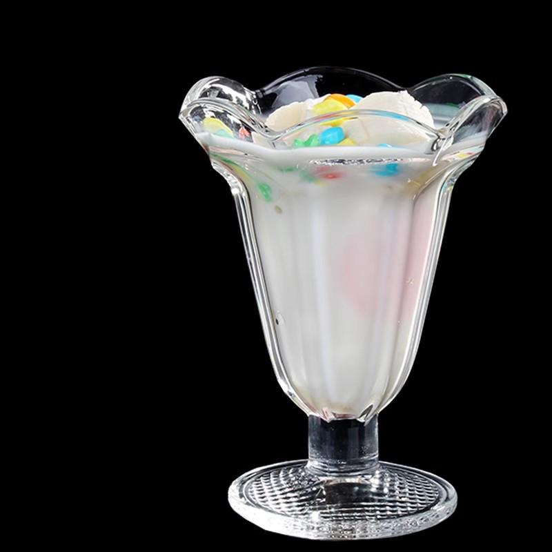 7oz 205ml Versatile Dessert Cup Household Drinkware Creative Cocktail Glass Transparent Sundae Ice Cream Cups Drinks for Party