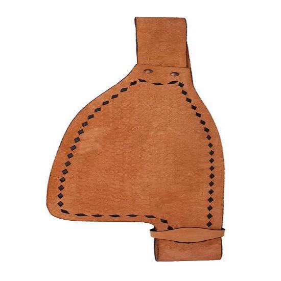 Classic Design Rough Out Leather Western Horse Saddle Replacement Fenders Pair.
