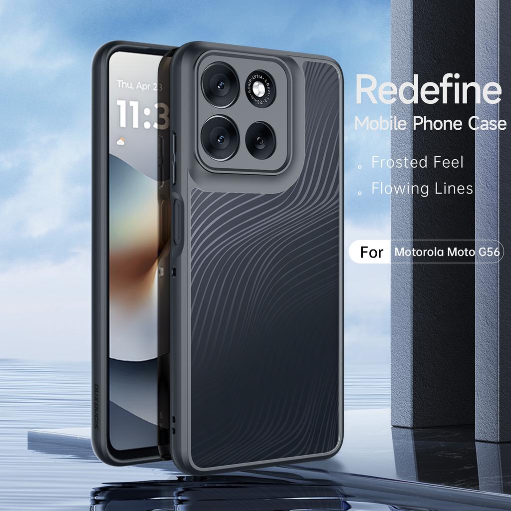 For Motorola Moto G56 5G Case DUX DUCIS Aimo Series TPU+PC Matte Drop-proof Phone Cover (REACH Certification)