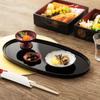 Oval Obon Haretoke Black Width 30cm X Depth 16cm X Height Made In Japan Obon Tray Tray Echizen Lacquerware Small Mini Obon &NE NSY-345-BK