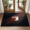 FC Augsburg FC Design Tappeto in Velluto di Cristallo Morbido Tappetino Decorativo per Ingresso Camera da Letto