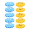 10Pcs Silicone Tennis Racket Vibration Dampeners Sunflower Tennis Racket Shock Absorber