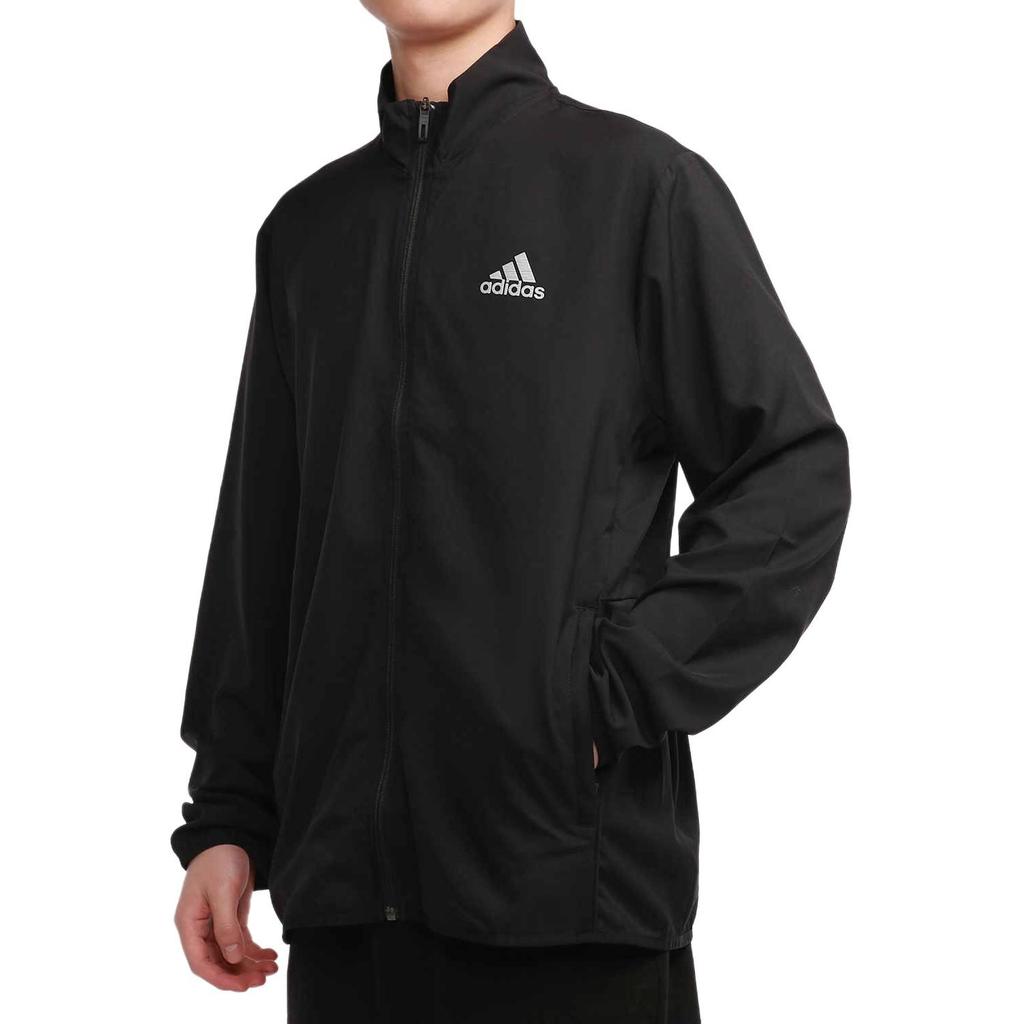 Adidas Jackets Men's Black Stand Collar Moderate Other GV5191