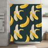 Banana Shower Curtain Cartoon Fruit Print Bathroom Decor Waterproof Fabric Shower Curtains for Home Decoration