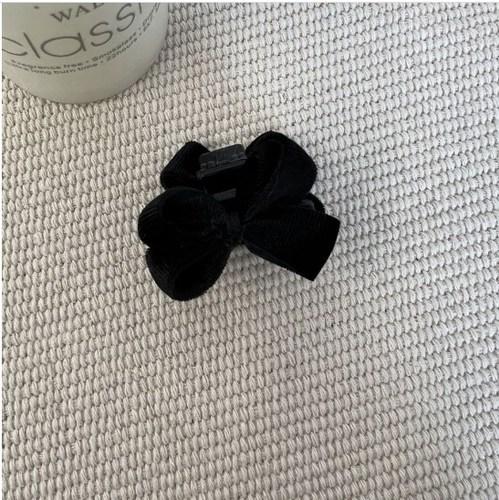 Red Velvet Bow Small Hair Claw High Ponytail Sweet Bow Hairpin Cute Bangs Side Clip Grip Headdress Barrettes Hair Accessories