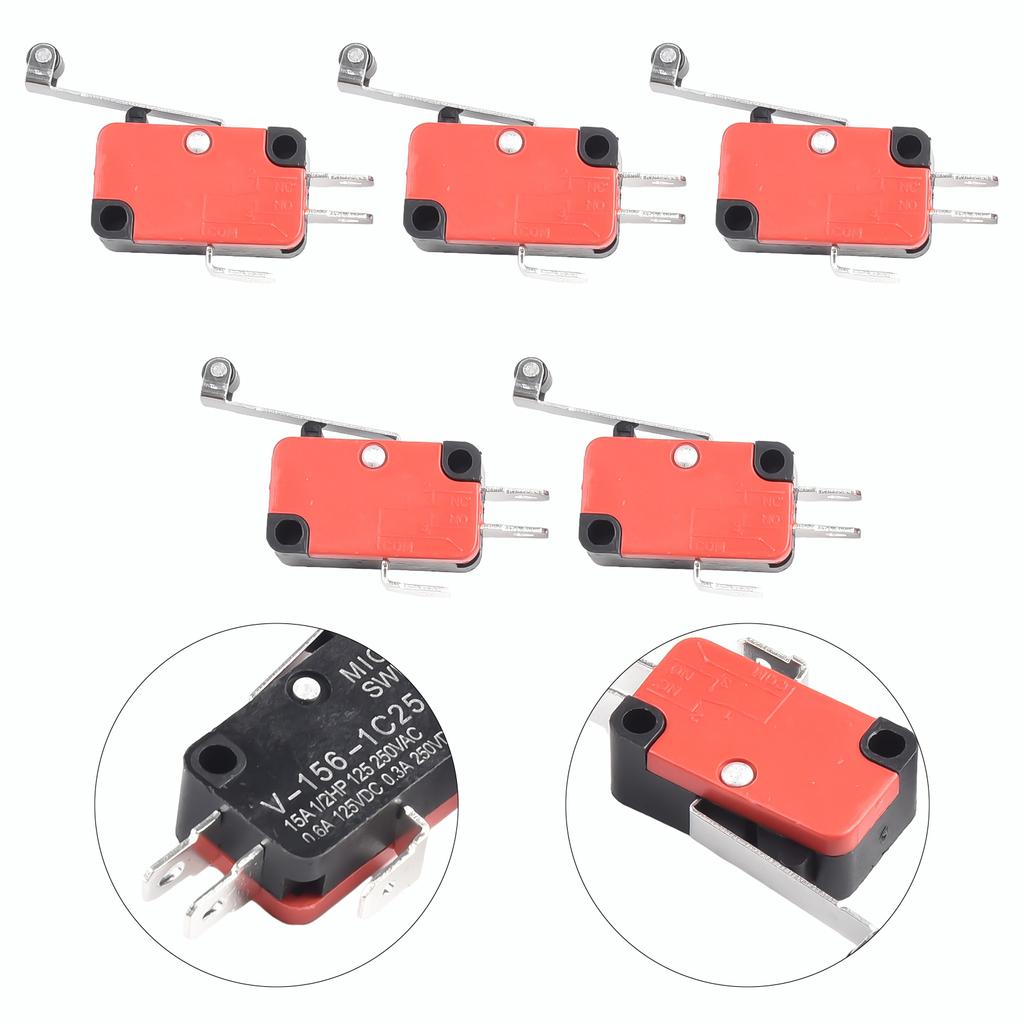 Long Hinge Roller Momentary SPDT Switch Industrial Control Control Mechanical Parts For Industrial Control Applications