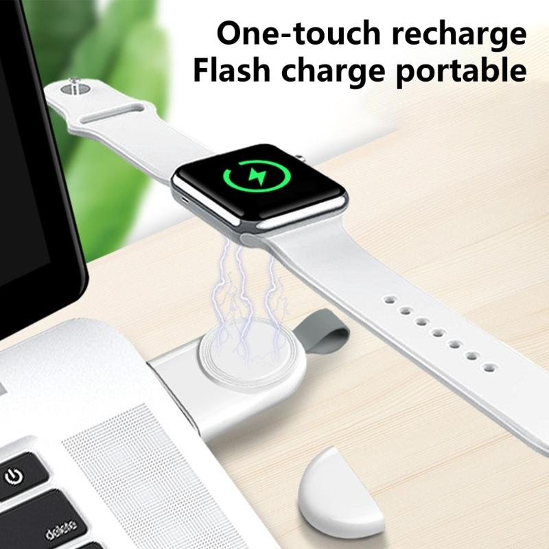 Travel Friendly Watch Magnetic Charging Station Standard USB Wireless Charger 2W Output for Watch All Models