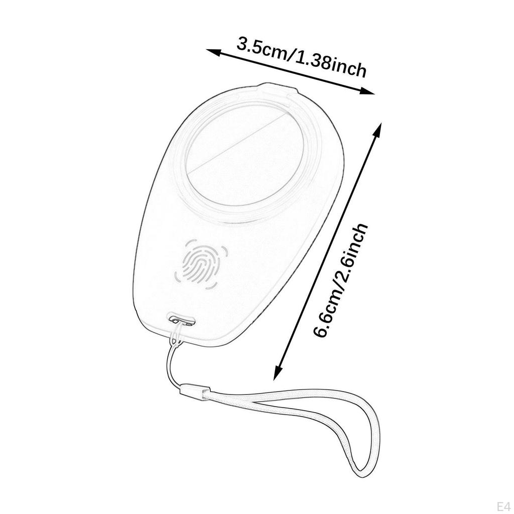 Fingerprint Ink Pad Inkpad Easy To Carry Quick Drying Stamp Thumbprint for Documents