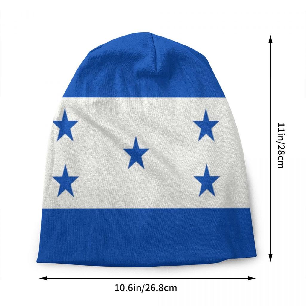 Honduras Flag Bonnet Hats Fashion Knitting Hat For Unisex Women Warm Winter Skullies Beanies Caps